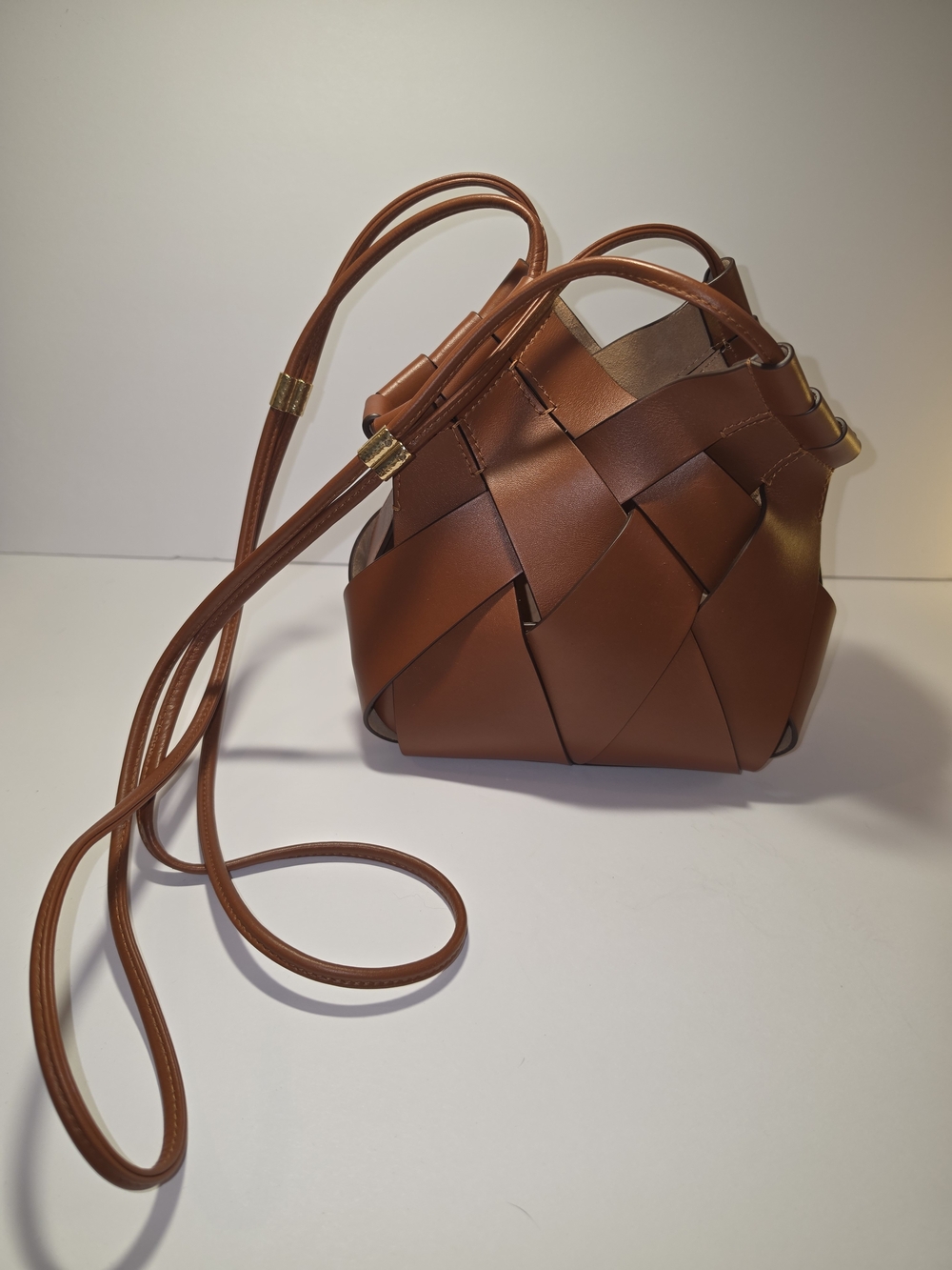 Ulla Johnson Charlotte Woven Leather Crossbody - Picture 7 of 13
